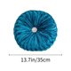 thumbnail image 3 of Sofa Vama Ropa de Cama Cojín redondo de terciopelo con forma de flor de hielo y rueda para sofá, mesita de noche, ventana, futón, calabaza for Navideño, 3 of 4