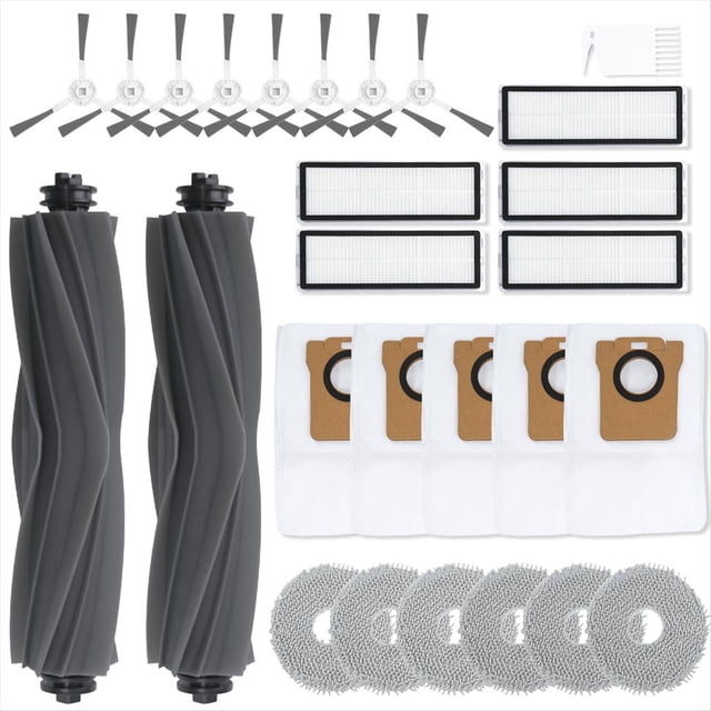 Accesorios para Aspiradora L20 Ultra/L30 Ultra, Cepillo Lateral Principal, Filtro Hepa, Paño para Fregona, Bolsas para Polvo, Piezas