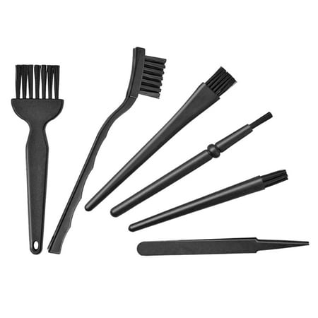 

FaLX 6Pcs Plastic Portable Handle Anti Static Cleaning Keyboard PCB Gaps Brushes