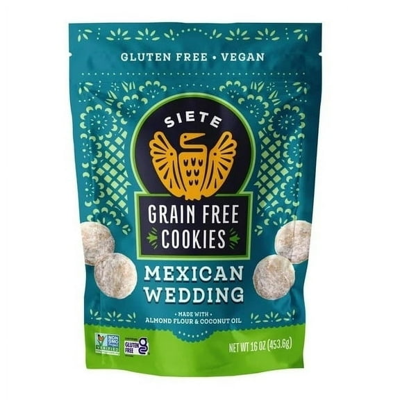 Siete Grain Free Mexican Wedding Cookies 16 Ounce