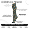 thumbnail image 3 of Lsque Hot Dog 6 Pattern Sport Compression Socks for Men & Women 15-20 mmHg Knee High Nurse Pregnant Running Medical and Travel Athletic, 3 of 6