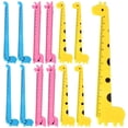 thumbnail image 1 of MasteelfCA 30 Pcs Adorables Règles en Plastique Règles en Plastique en Forme de Girafe de Dessin Animé (Style Aléatoire), 1 of 8