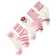 thumbnail image 2 of 5 pares de calcetines lindos de moda para niñas con patrón de flores de corazón media pantorrilla calcetines de algodón para niñas calcetines deportivos cálidos y cómodos talla de zapato XXL 38-42, 2 of 5