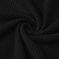 thumbnail image 4 of Aimik Polo Shirts for Men Long Sleeve Quarter Zip Color Block Shoulder Casual Waffle Knit Tops Fall Winter Textured Collared Shirt, 4 of 6