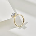 thumbnail image 3 of LunaValley 2 Carat Radiant Cut Mossianite Bridal Ring Gold Plated Sterling Silver -Vintage Style- Promise Wedding set for Women, 3 of 5