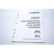 OEM Yamaha LIT-11750-00-03 Manual 03 Motorcycle/Scooter