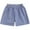 Blue, variant on RUTAYY Toddler Baby Girl Shorts Casual Summer Flower Elastic Waist Ruffle Hem Shorts Bottoms Trouser Trendy Pants