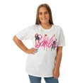 thumbnail image 2 of Barbie T-Shirt Blanc à Manches Courtes pour Femmes, 2 of 7
