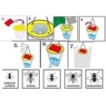 thumbnail image 4 of lote De 5 Piges Mouches Pige Suspendre Pour L'extrieur Attirer Les Ufs Pondants, Et Insectes Fermes, Courroies Fruits - Non Toxique, Jetables, 4 of 5