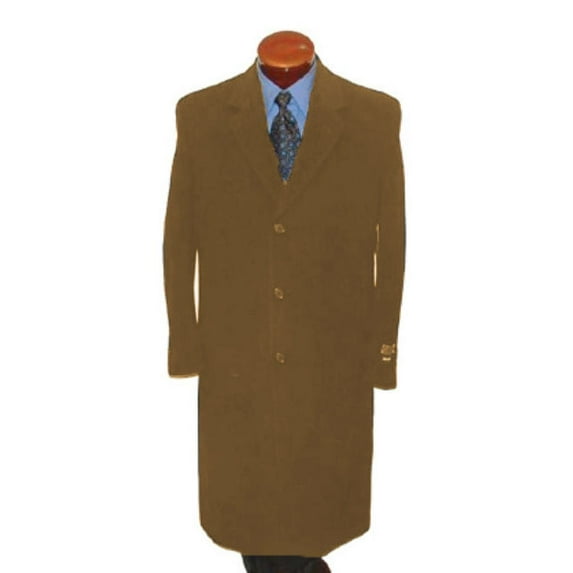 Stylish Classic Single Breasted Overcoat Fashion Business Mens Dress Coat