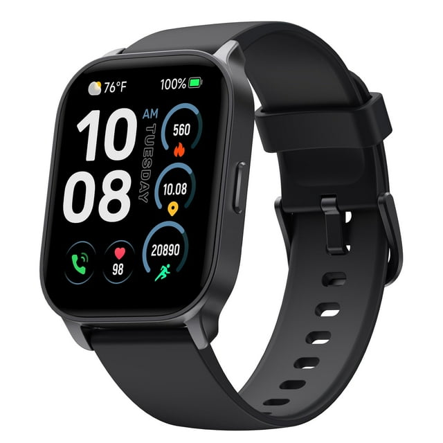 Toobur Reloj Inteligente Para Hombres Y Mujeres, Compatible Con Android E Ios, Respuesta De Teléfono, Hacer Llamadas, Rastreador De Fitness, Frecuencia Cardíaca, Seguimiento De Sueño, 100 Deportes, Ip
