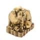 thumbnail image 5 of Figura de animal con caracteres chinos de latón, amuleto de la suerte para la riqueza del Feng Shui Cerdo, 5 of 6