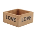 thumbnail image 1 of Caja de madera suculenta, caja cuadrada de madera para plantas suculentas, caja de flores suculentas, caja para macetas, materiales ecológicos, 1 of 8