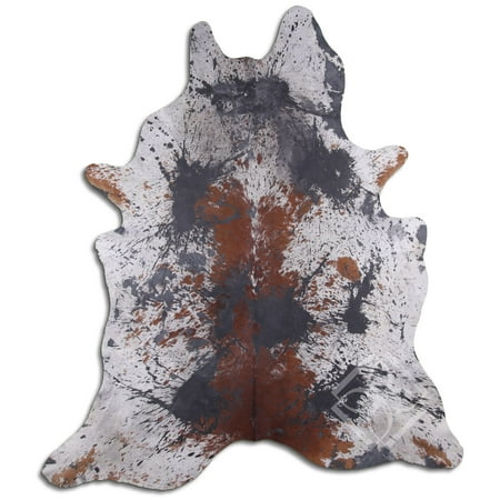 Real Cowhide Rug ACID WASHED HAIR ON COWHI DISTRESSED GREY 3 - 5 M GRADE A SIZE 32 - 45 (Best Way To Hide Gray Hair)
