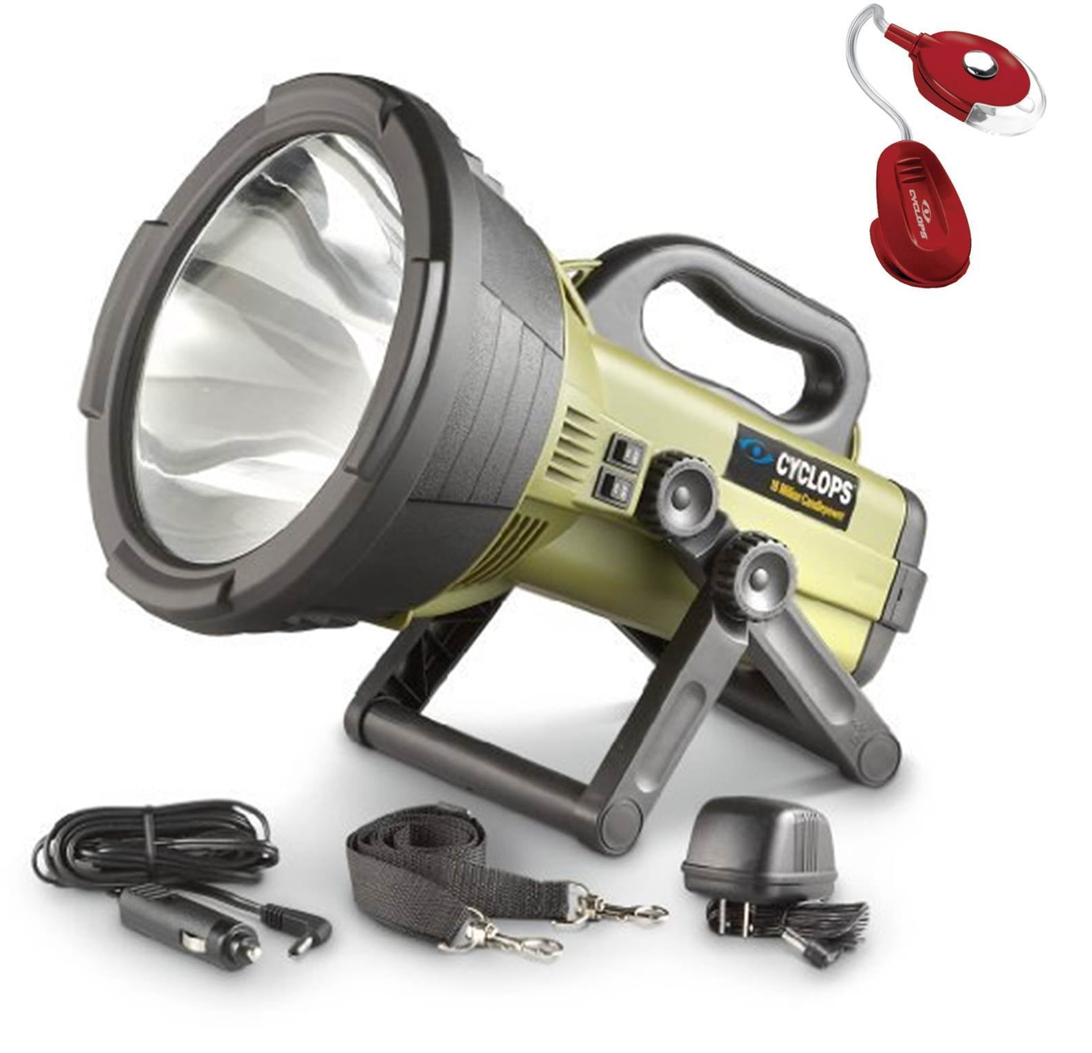 Cyclops Halogen Spotlight Rechargeable THOR X Colossus AC/DC 18 Mil