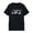 Black, variant on Graphic Print Short Sleeve T Shirt Casual Crew Neck Tee Soft Everyday Basic Top Women Solid Tee Burnout Tee Shirts Tops Women Casual Womens Compression Shirt for Women Exercise Shirt Women
