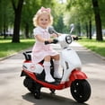 thumbnail image 7 of BKIRNP Kids Electric Motorcycles for Toddlers Age 1-3,6V Ride on Motorcycles,Ride on Toys with Music,LED Light,Training Wheels,2 MPH Kids Electric Motorcycle for Indoor & Outdoor Use,Red, 7 of 7
