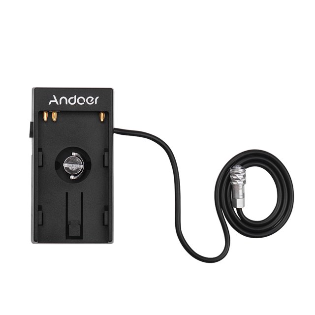 Mistaha Camera DV Battery Power Supply Mount Plate Adapter with 1/4 Inch Screw for