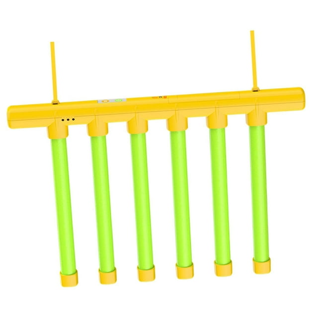 Juego de palos de captura 3 juguete de entrenamiento de reacción de velocidad ajustable para niños y niñas Amarillo