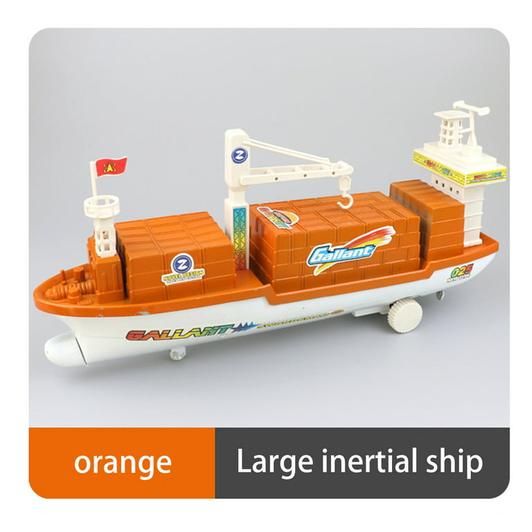 Kayannuo Kids Toys Easter Clearance Large Simulation Ship Freight Ship Toy  Car 
