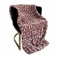thumbnail image 2 of Plutus Brands Plutus Pink Leopard Faux Fur Luxury Throw Blanket, Blanket 114L x 120W King, 2 of 3