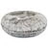 Bessie and Barnie Signature Frosted Snow Luxury Shag Extra Plush Faux Fur Bagel Pet/ Dog Bed