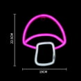 thumbnail image 3 of LINLIN Mushroom Neon Sign,LED Mushroom Neon Light for Wall Decor,Cute Neon Signs Battery/USB Operated Neon Wall Art for Bedroom Game Room Pink Neon Lights Decor for Party Birthday Christmas, 3 of 7