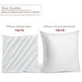thumbnail image 3 of Nestl Velvet Throw Pillow Covers Solid Square Soft Decorative Pillow Cover for Sofa, 26" x 26", White, Pack of 4, 3 of 8