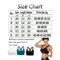 thumbnail image 3 of FANNYC Womens Padded Sports Bra Beautiful Back Criss Cross Strap Bra Workout Strappy Running Tops Seamless Comfortable Yoga Bra With Removable Cups, 3 of 8