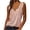 Pink, variant on Women's Crew Neck Contrast Loose Tank Top