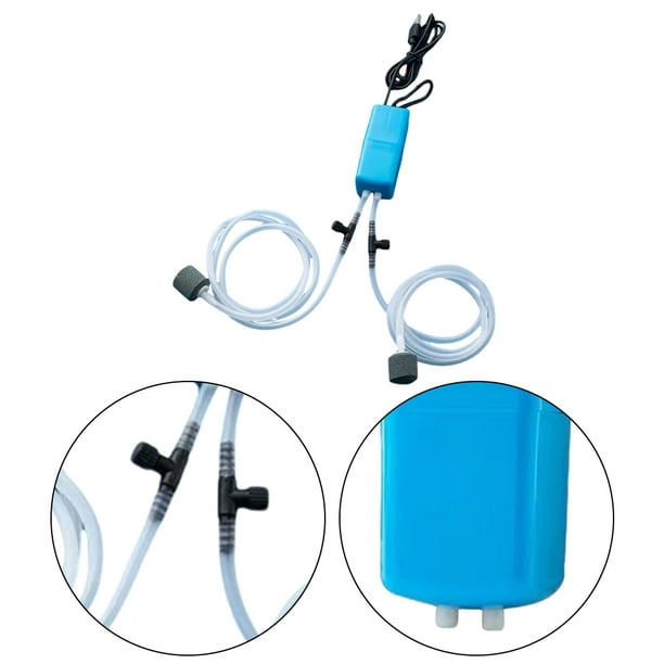 Bomba De Aire Aireador AquaTrack Para Cebo Vivo - Oxigenador Para Cubos De Pesca Y Acuarios