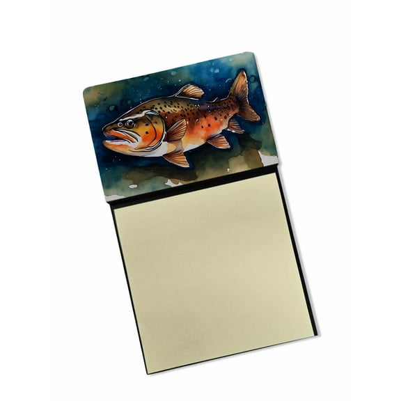 Brown Trout Sticky Note Holder 3.25 in x 5.25 in