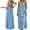 Light Blue, variant on Womens Linen Backless Cami Dresses Trendy Summer Spaghetti Strap Sleeveless Loose Flowy Beach Vacation Maxi Dress