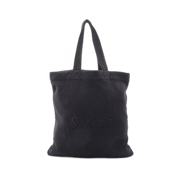 Pre-Owned Yves Saint Laurent Saint Laurent Paris logo embroidered fleece tote bag/handbag,...