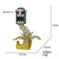 thumbnail image 4 of Udin Din Dindin mutado Blueberrinni ladrillo figura conjunto – Humoroso italiano Brainrot bloques de construcción para fiestas, exhibición y regalos de vacaciones únicos, 4 of 10