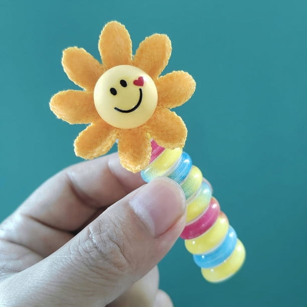 Banda para el cabello con línea telefónica para mujer, coleta alta, artefacto fijo, cuerda para la cabeza, banda para el cabello elástica y duradera, tocado