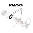 thumbnail image 3 of IGLOO Replacement Triple Snap Drain Plug - White, 3 of 7