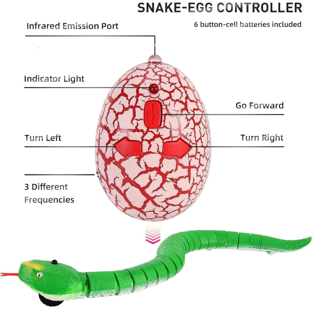 Yihuala Remote Control Snake Toy Robotic Rattlesnake Remote Toy With Realistic Movement And Safe Design