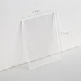 thumbnail image 4 of UNIQOOO 20 Pack Frosted Acrylic Sign Acrylic Wedding Table Numbers, 5 x 7 inch, DIY Acrylic Sheet for for Wedding Table Number Holder, Table Display Stand Signs for Party Events, Office, 4 of 6