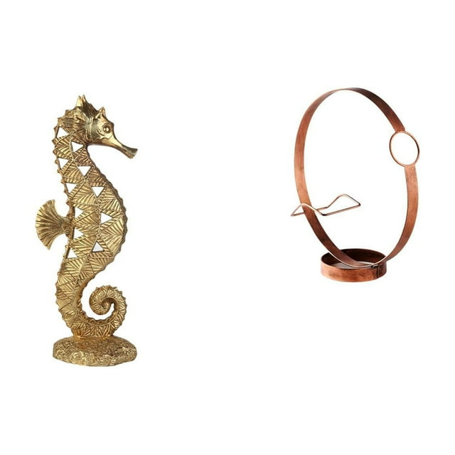 Escultura De Mesa De Resina Dorada, Adorno Para Oficina, Dormitorio, Sala De Estar, Gabinete, Chimenea Con Soporte De Hierro Para Botellas De Vino, Organizador De Metal Para Vino Tinto,