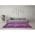thumbnail image 3 of Ahgly Company Indoor Rectangle Persian Purple Traditional Area Rugs, 3' x 5', 3 of 4