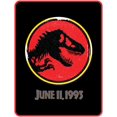 thumbnail image 1 of Jurassic Park Literie Style Rétro Super Douce Micro Raschel Jeté, 46 Po X 60, 1 of 6