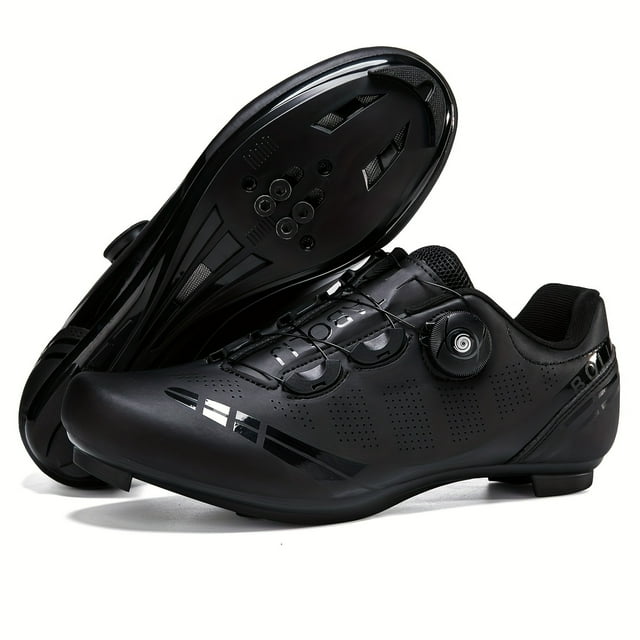 SUTENGDA Professional Men‘s Cycling Shoes with SPD Cleats - Non Slip Outdoor Riding Shoes for Mountain Biking