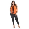 thumbnail image 1 of Blusa con detalle de encaje Roman Fashion Naranja Talla 42, 1 of 5