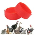 thumbnail image 3 of 2pcs Collier de Poulet, Nylon Matériel Anti Crochet Cou de Poulet Ceinture Réglable Simple Conception Collier de Poulet pour Coqs Coq Rouge, Noir, 3 of 8