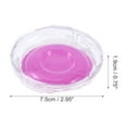 thumbnail image 2 of Unique Bargains 1 Set Portable Round Eyelash Storage Case Rose Red Acrylic, 2 of 6