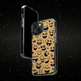 thumbnail image 6 of DistinctInk Hybrid (Acrylic / TPU) Clear Slim Fit Case for Apple iPhone 13 MINI (5.4" Screen) - "Beaming Smiles: A Joyful Cartoon Pattern", 6 of 8