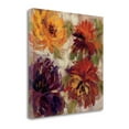 thumbnail image 2 of "Fiery Dahlias I" By Silvia Vassileva, Fine Art Giclee Print on Gallery Wrap Canvas, Ready to Hang, 2 of 2