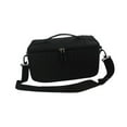 thumbnail image 3 of Bolsa bandolera para cámara, bolsa para lentes, correa de hombro extraíble, divisores ajustables, acolchados Negro, 3 of 9