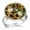 Multi 1, variant on Sunflowers Cat Kitten Stainless Steel Rings for Women, Open Adjustable Ring Promise Ring Jewelry Gifts